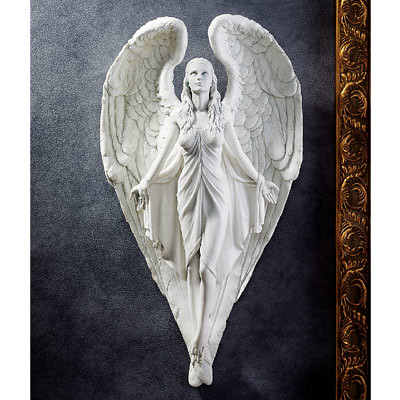 ANGEL SPIRITUAL HEART WALL FRIEZE SCULPTURE STATUE 16 wwwNEOMFGcom