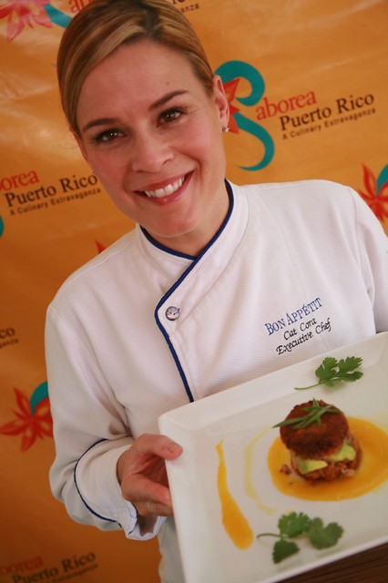 Saborea Puerto Rico 2009 - Chefs Cat Cora_Roberto Trev