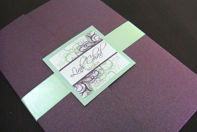 Wedding Invitations Purple Green Please contact me for more information 