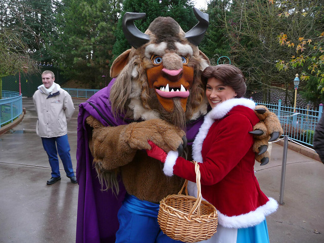 Meeting Christmas Belle and Beast
