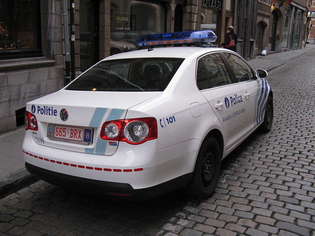 VW Jetta Police Brussels Belgium Politie Brussel