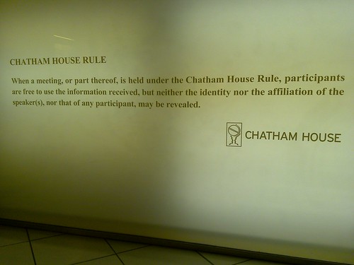 Chatham House Rule