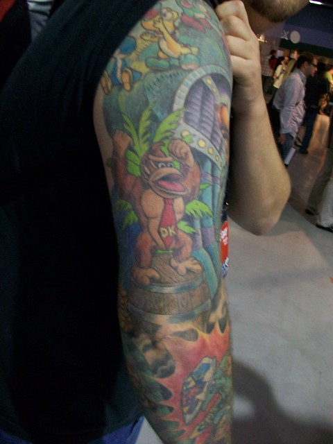 Nintendo Tattoo Sleeve PAX 2009