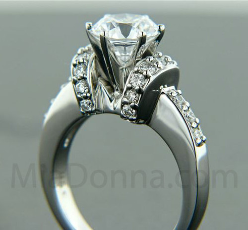 Antique Engagement Rings Adriana View 4 Standing shot