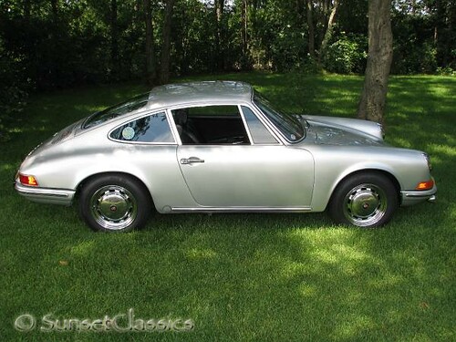 A fantastic classic Porsche 912 enjoying a little day in the woods on a nice