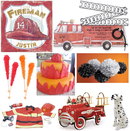 Fireman Birthday by finestationery