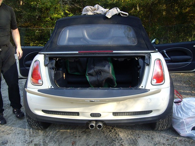 There is nothing like being able to fit a 17kayak inside a Mini Cooper