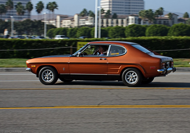 And I really love the sun's low angle and warm light 1973 Ford Capri 2600