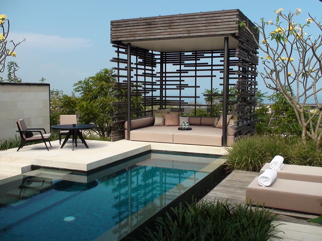 Private pool inside any cabana at Alila Villas Uluwatu resort (Bali, 2009)