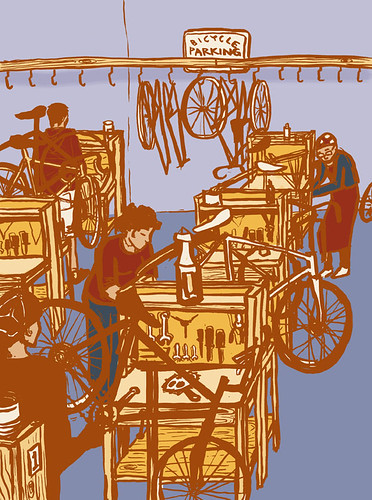 bike kitchen birdseye view (color)