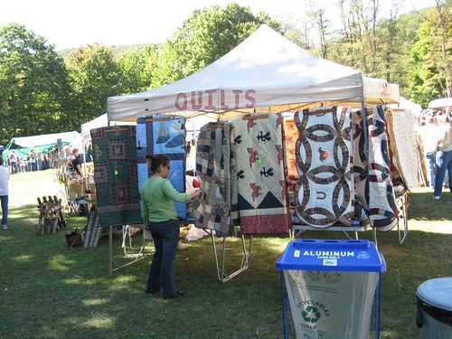Handmade quilts are full of traditions.  