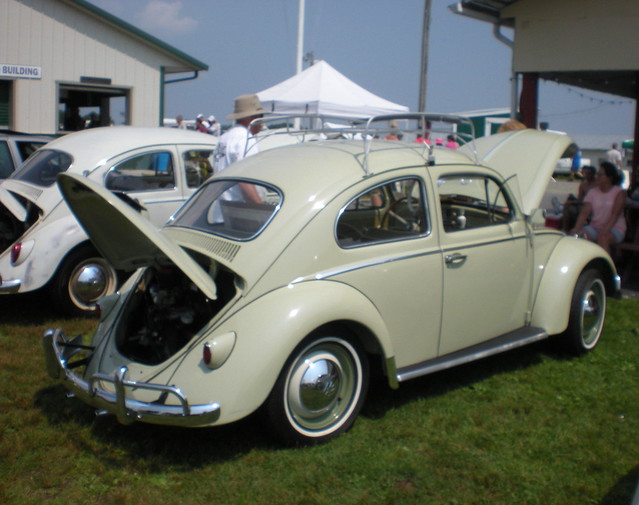 In 1960 Volkswagen's Beetle gained a 180watt generator padded vinyl sun
