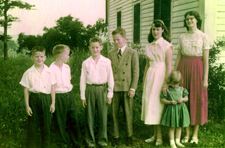 Hopper Children dressed for Church