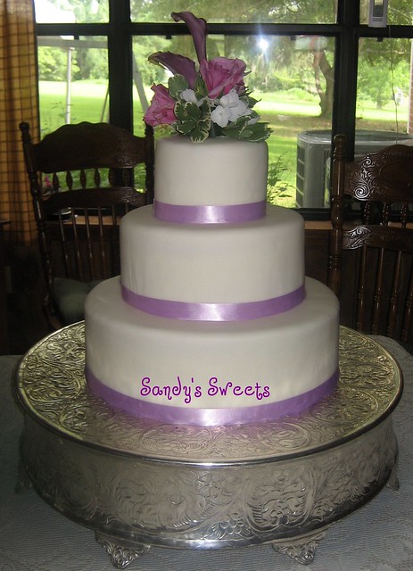 Wedding Cake Lavender Wedding Cake
