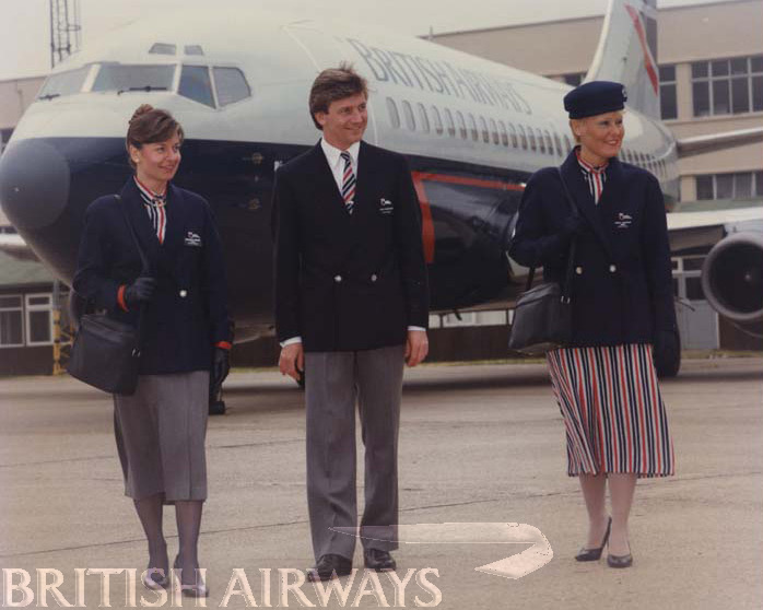 1980s - British Airways uniforms
