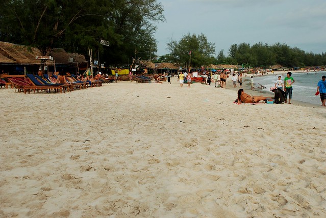 Sihanoukville Beach - photo from Flckr CC by Damien @ Flckr
