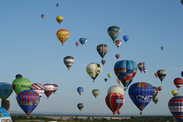 Chambley - Lorraine Mondial Air Ballons - Record du Monde en ligne - 26 juillet 2009