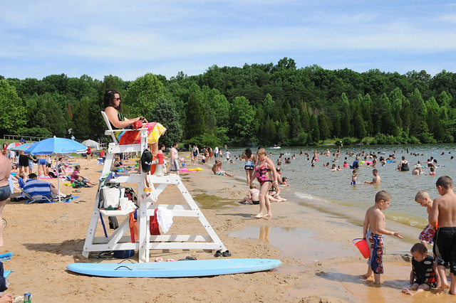 Swimming and boat launching are free to all overnight guests at Lake Anna State Park