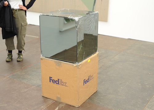 Walead Beshty - Fedex Large Kraft Box © 2005 FEDEX 330508, Standard overnight, Los Angeles - Washington, D.C. Trk #97476282367, April 3-9, 2009 - Thomas Dane Gallery by Tiki Chris