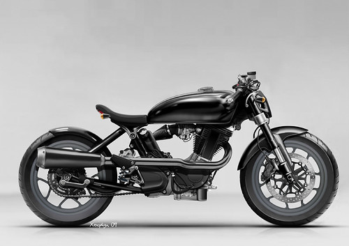 Roarer-Black by Mac Motorcycles
