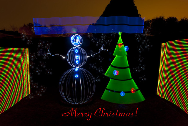 Have a Light Painted Merry Christmas Everyone!