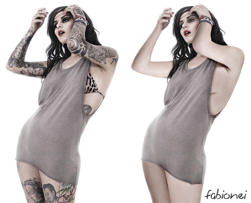 Kat Von D Without Tattoos Image from desifly Made with Photoshop CS4