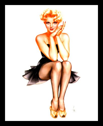 My LATEST PIN UP COLLECTION ALBERTO VARGAS FOR MY COLLECTION OF VINTAGE PIN 