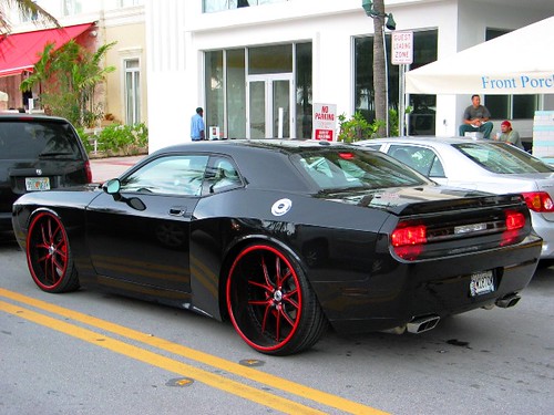 Incredible Black Dodge Challenger Muscle Car 2 Old School Mixes with the