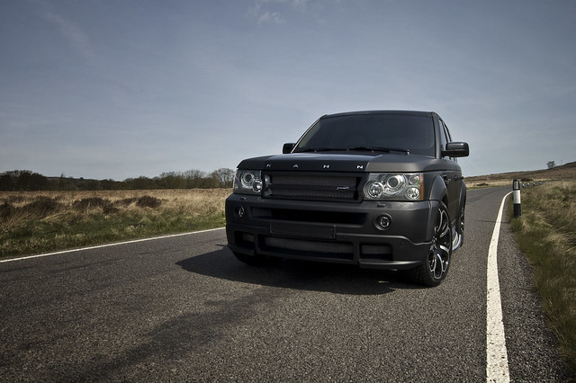 Complete one off Range Rover Sport in Matt Black with almost every accessory