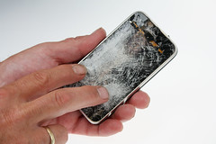 Wrecked iPhones