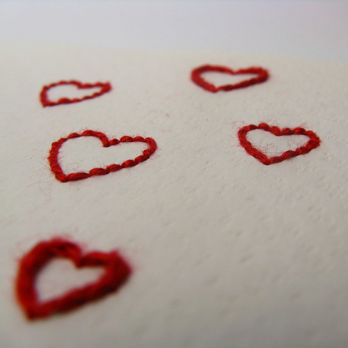 #286 - Embroidered Hearts for Matt