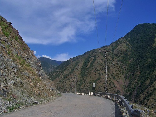 The Karakoram Highway in Kohistan, Pakistan - July 2009