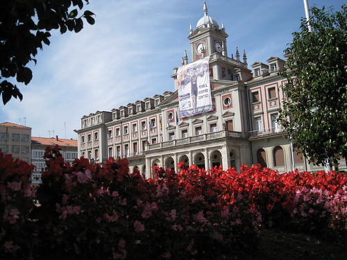 El edificio  del  Ayuntamiento de Ferrol