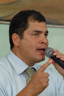 Guayaquil, Sr. Presidente Rafael Correa, en recorrido por Colegio Vicente Rocafuerte.