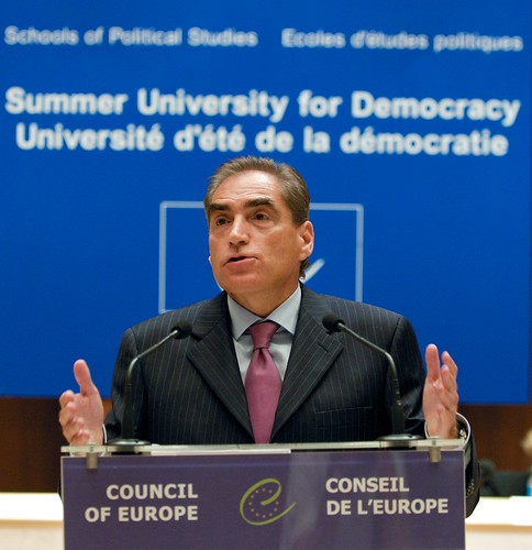 Petre Roman, Former Prime Minister or Romania - Council of Europe, Strasbourg