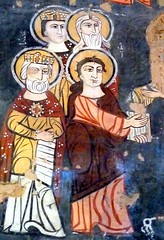 Syrie, Deir Mar Musa : peintures murales (XI et XIII è siècles).