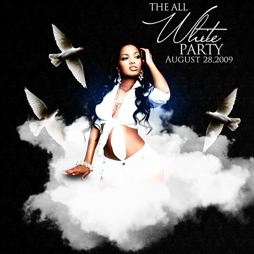 All White Party Flyer