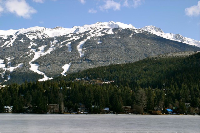 superb Whistler view from Alta Lake cabin