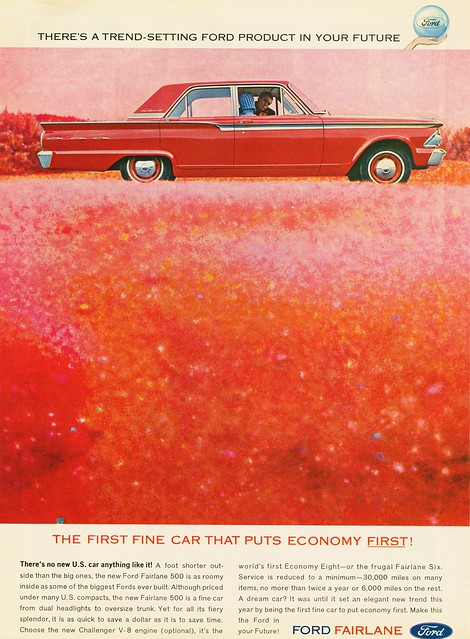 1962 Ford Fairlane 500 Latin America A companion ad to the neighboring 