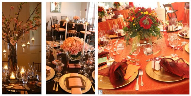 Fall Wedding Table Decorations