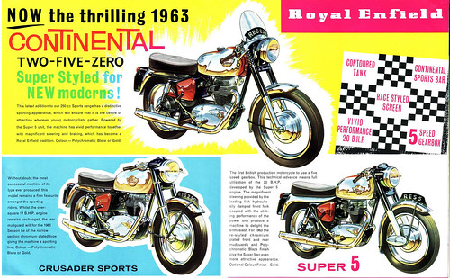 Royal Enfield 1963 in vibrant color