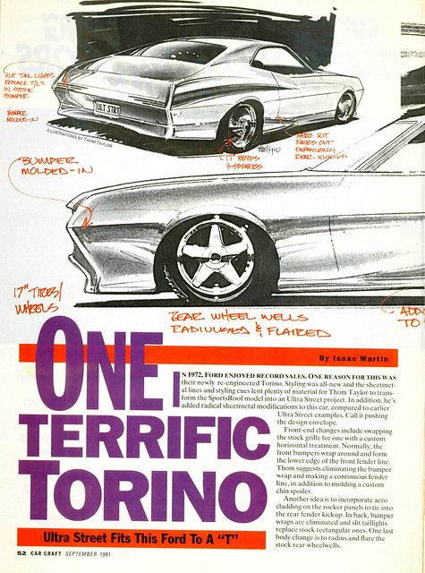1972 Ford Gran Torino Sport Modifications1 From Car Craft September 1991