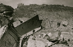 Le fort de Manonviller ou fort Haxo blindage 1917- (photo VestPocket Kodak Marius Vasse 1891-1987)