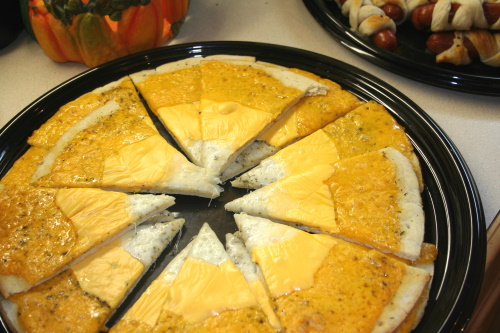 Candy Corn Cheese Pizza