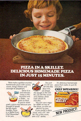 1979 Chef Boyardee Pizza in a Skillet Magazine Ad by gregg_koenig