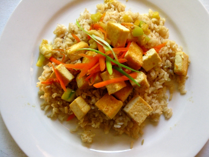 Tofu and Brown Rice Stir fry