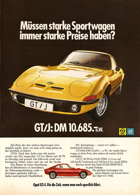 Opel GT J 1971