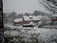 Snow in Patcham, 2 February 2009