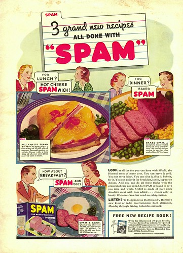 Spam ... it's what's for dinner!