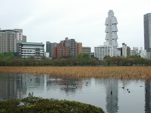 View of Sofitel Hotel from Ueno Park, Tokyo